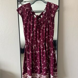 Maroon Dress